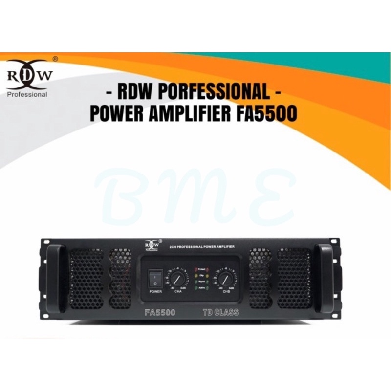 POWER AMPLIFIER FA5500 / FA 5500 RDW PROFESSIONAL