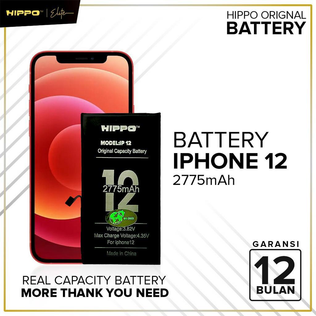 Hippo Baterai All Type iPhone 4 - iPhone 8 Plus 100% Original Batere Premium Garansi Battery Series