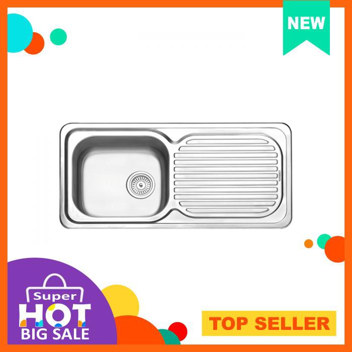 Perlengkapan Cuci Piring - Stainless Kitchen Sink Modena Ks 3101 - Tempat Cuci Piring - Peralatan