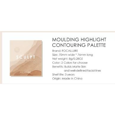 Focallure Moulding Highlighter And Contouring Palette Focallure Contour Focallure Highlighter Focallure Highlighter Powder Focallure Focalure Focallur Fucallure Foccalure