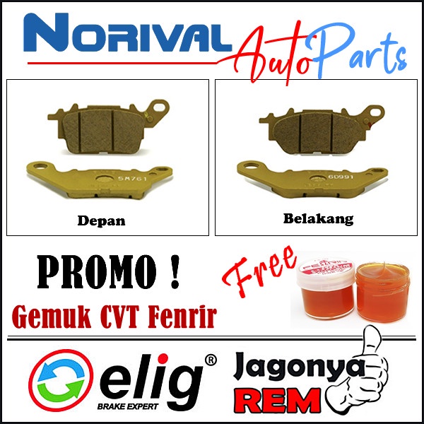 Kampas Rem Yamaha NMAX (Depan & Belakang) ORIGINAL Original