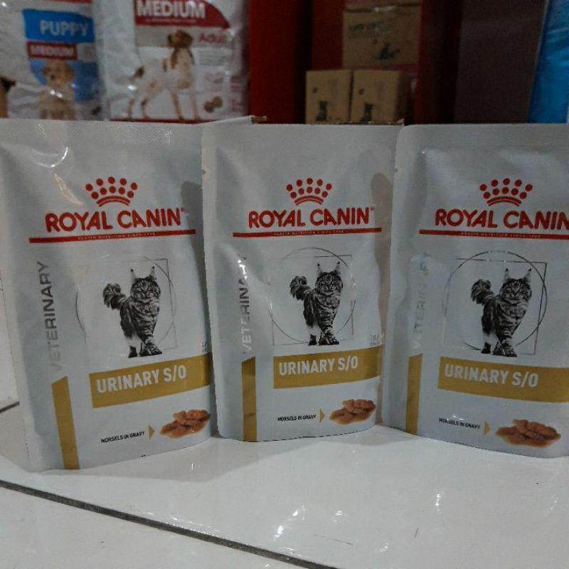 Royal Canin Urinary S/0 Pouch Sachet 85gr (1bok isi 12 sachet )