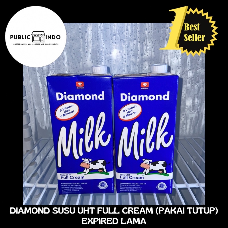 Jual Susu Uht Diamond Full Cream Liter Ml Expired Lama Dan Pakai