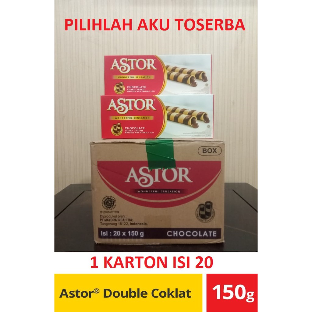 ASTOR Coklat 150 gr / ASTOR Waferstick Coklat 150 gr (1 KARTON ISI 20)