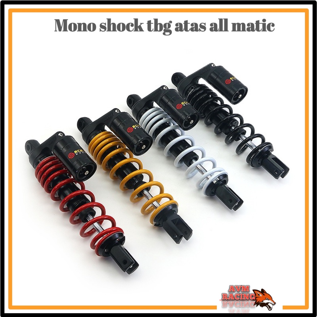 mono shock scarlet 8971 - skok mono shock belakang tabung nitrogen all matic beat mio fino vario 125