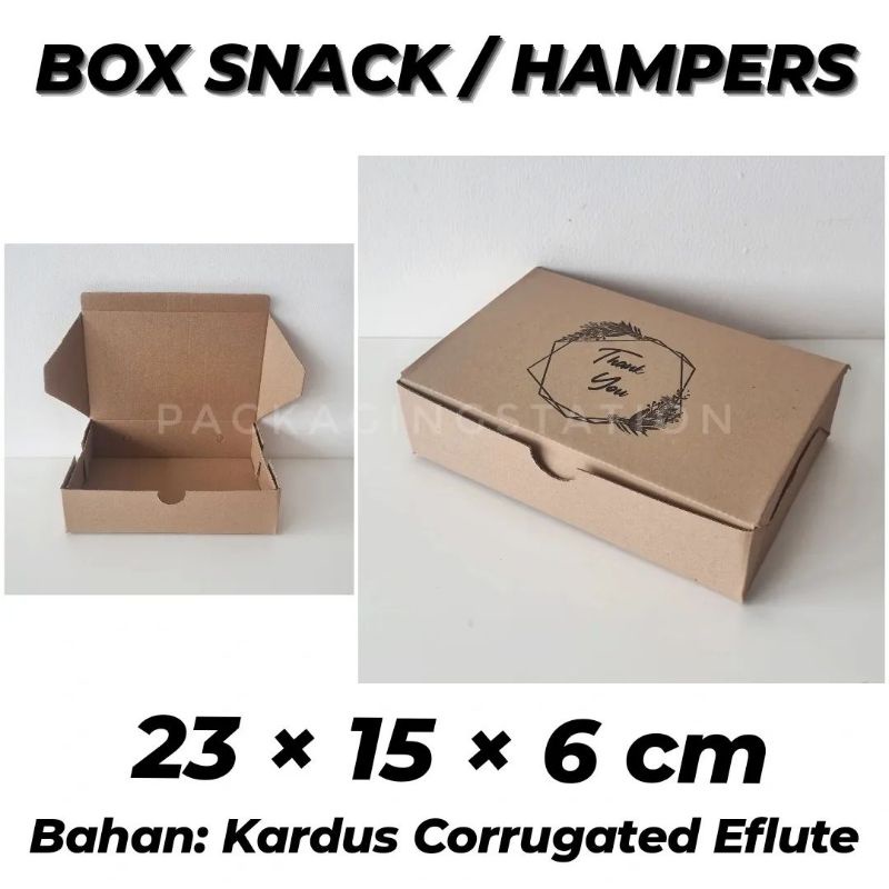 

BOX 23X15X6 / BOX HAMPERS / BOX KUE (MINIMUM PEMBELIAN 10 PCS)