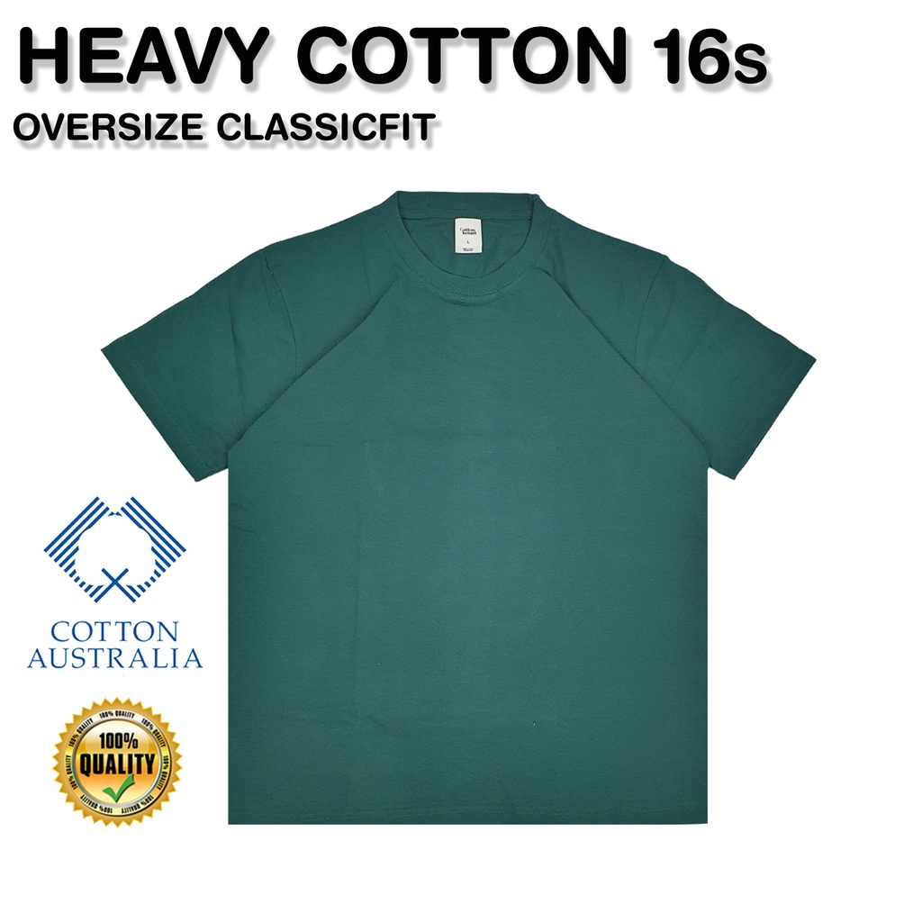 KAOS HEAVY COTTON 16s - GUCI GREEN  [ COTTON AUSTRALIA COOLBREEZE ] | KAOS POLOS OVERSIZE CLASSICFIT