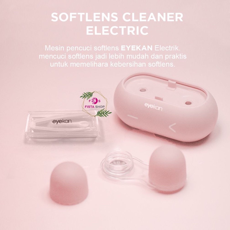 EYEKAN STEAMER SOFTLENS AUTOMATIS USB &amp; BATTERAI RABBIT CLEANING ULTRASONIC VIBRATION