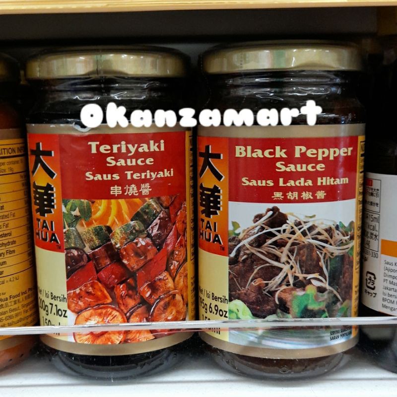 

Taihua Teriyaki Sauce/Black Pepper Sauce 150ml