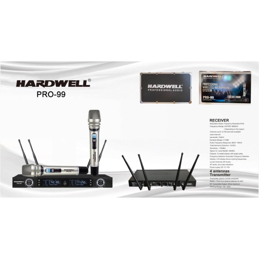 Mic Wireless Hardwell PRO 99 / Hardwell PRO-99 / PRO99 Original Handle