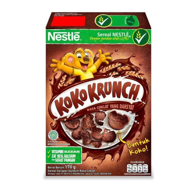 

Koko Krunch Sereal Gandum Cokelat 170 gr