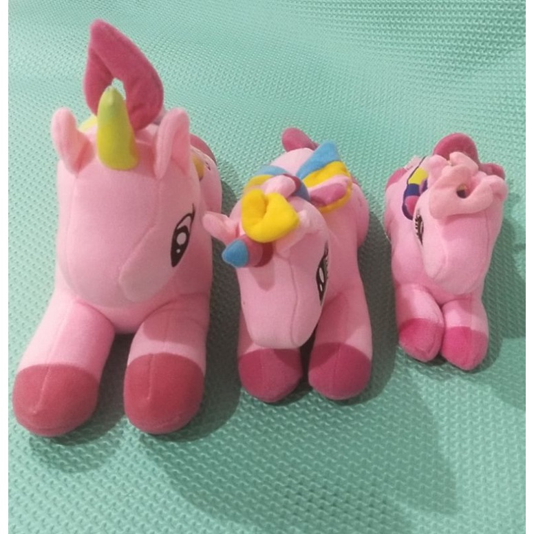 Boneka Unicorn Soft Sayap Rainbow My Pony Plush Toys lembut halus bagus SNI