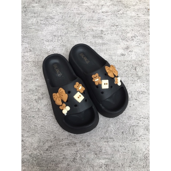 Sandal Fuji Jibbitz Pita Coklat