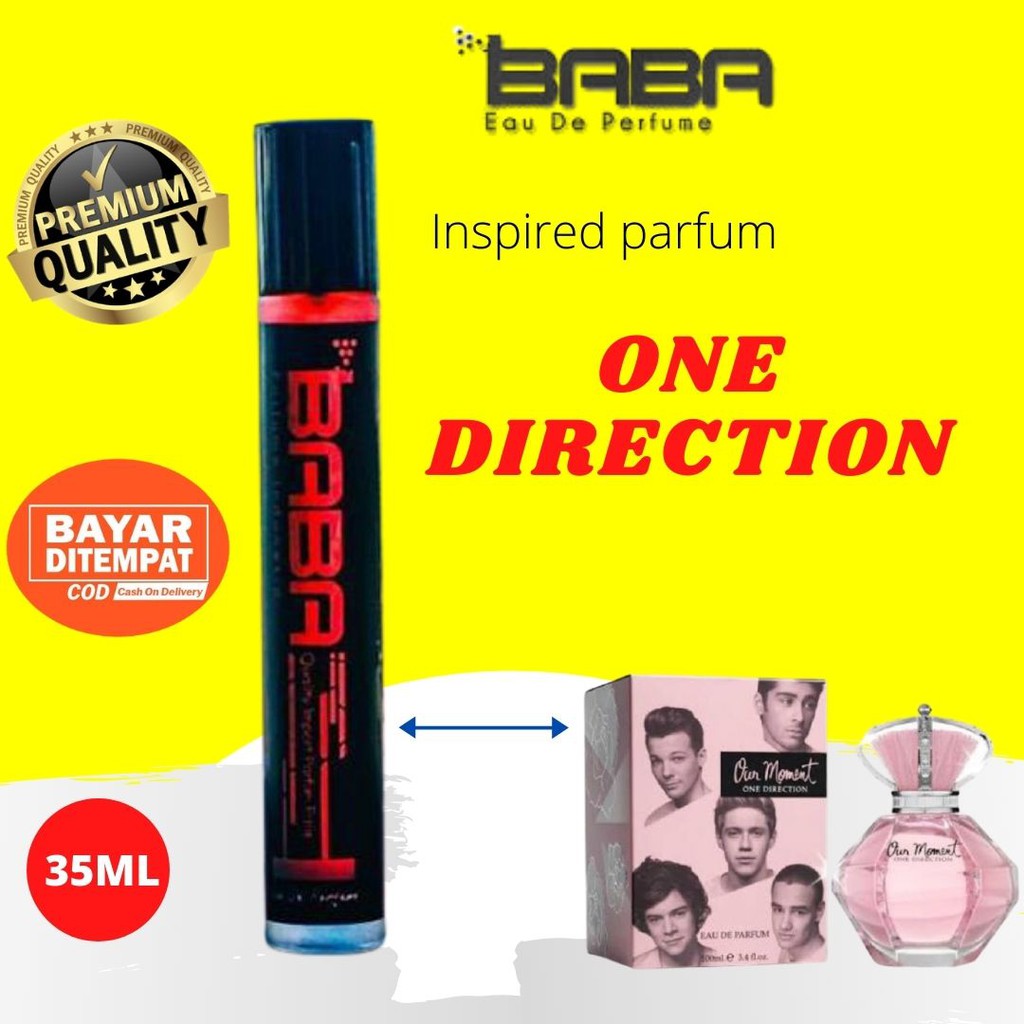 Baba Parfum Cowok atau Laki Laki ispired One Direction Minyak Wangi Tahan Lama non Alkohol 30ml Mura