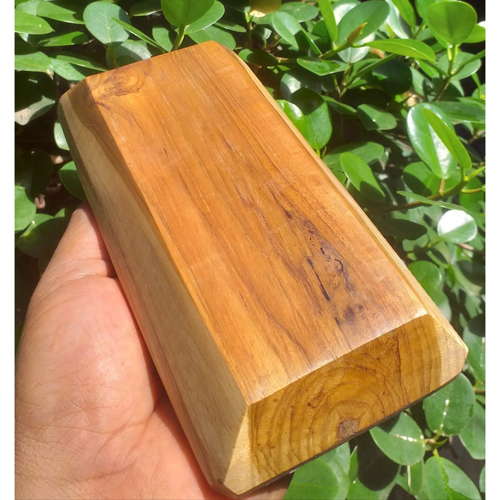 piring susi kotak 8x16cm.kayu jati