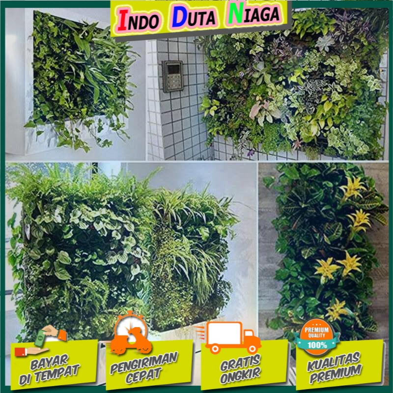 Pot Gantung Bunga Hias Tanaman Vertical Garden 9 Slot - HY001