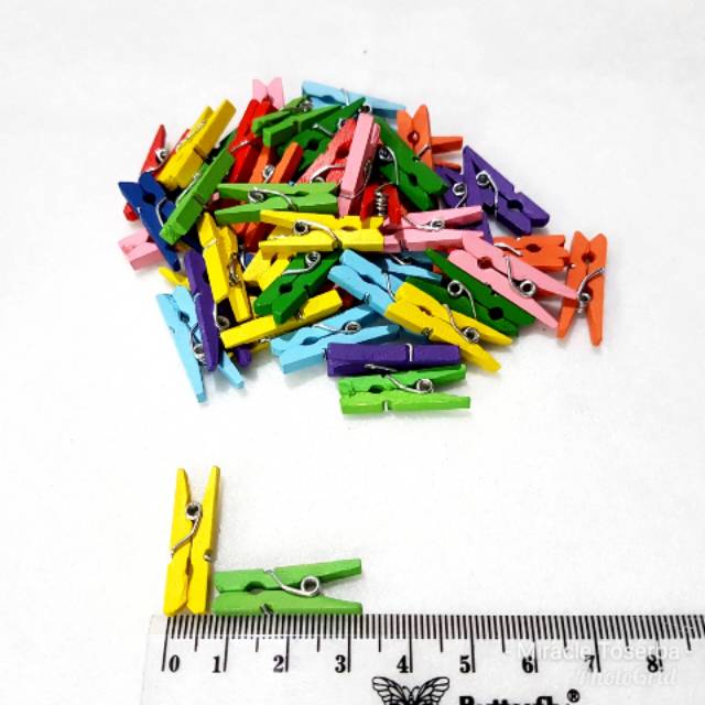 Jepit Kayu Foto Kecil