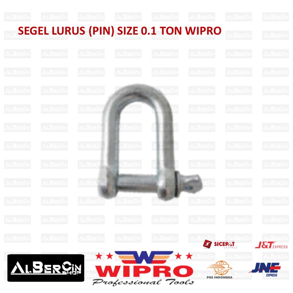 Segel Lurus Pin Shackle 1/4 Inch 0.1 Ton WIPRO DLT-006