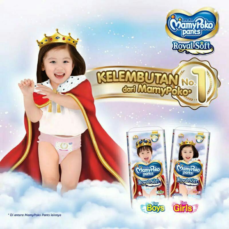 mamypoko pants royal soft boy girl M42 L34 XL30 | all varian