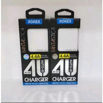 Adaptor Charger Roker RKC04 4 Usb - Batok Kepala Charger RKC04 - SC