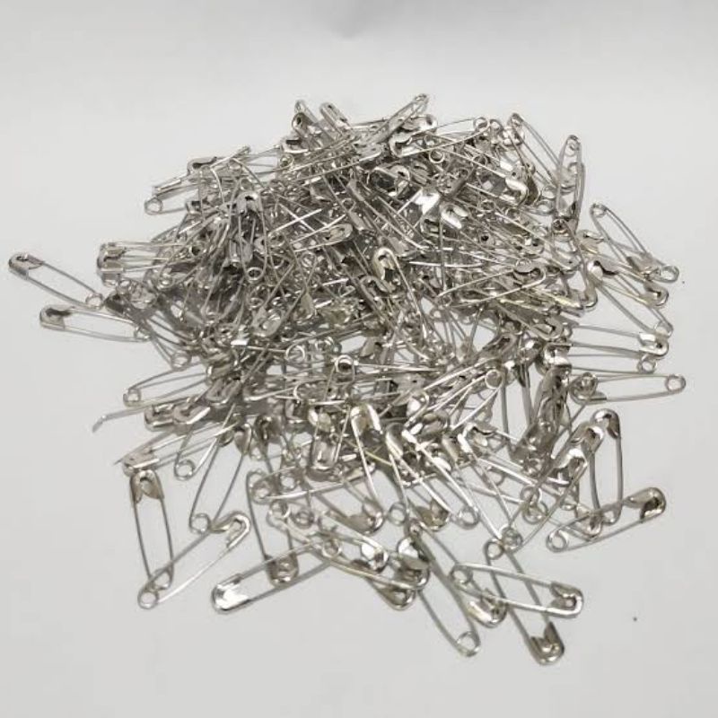 Peniti hijab/peniti silver murah/peniti baju/kancing baju