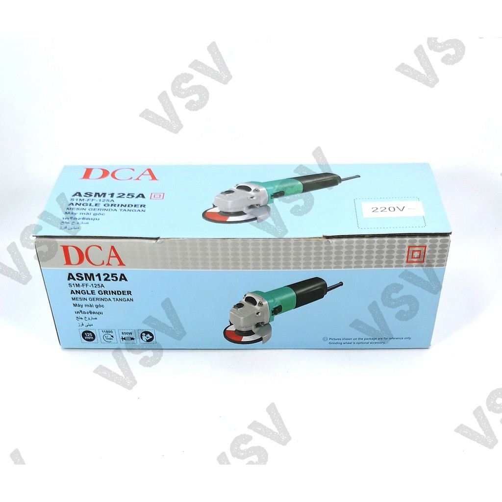 DCA Angle Grinder ASM125A Mesin Gurinda tangan 5&quot;[125mm]