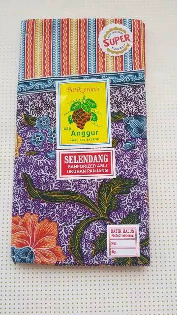 GENDONGAN BAYI KAIN JARIK BATIK CUKIN MURAH SELENDANG SLENDANG GENDONG ANGGUR UK.190 X 90 CM