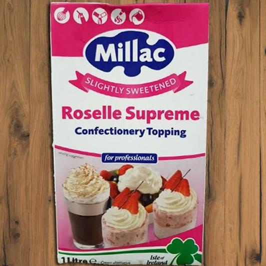 

(BISA COD) milac roselle whipping cream cake decoration