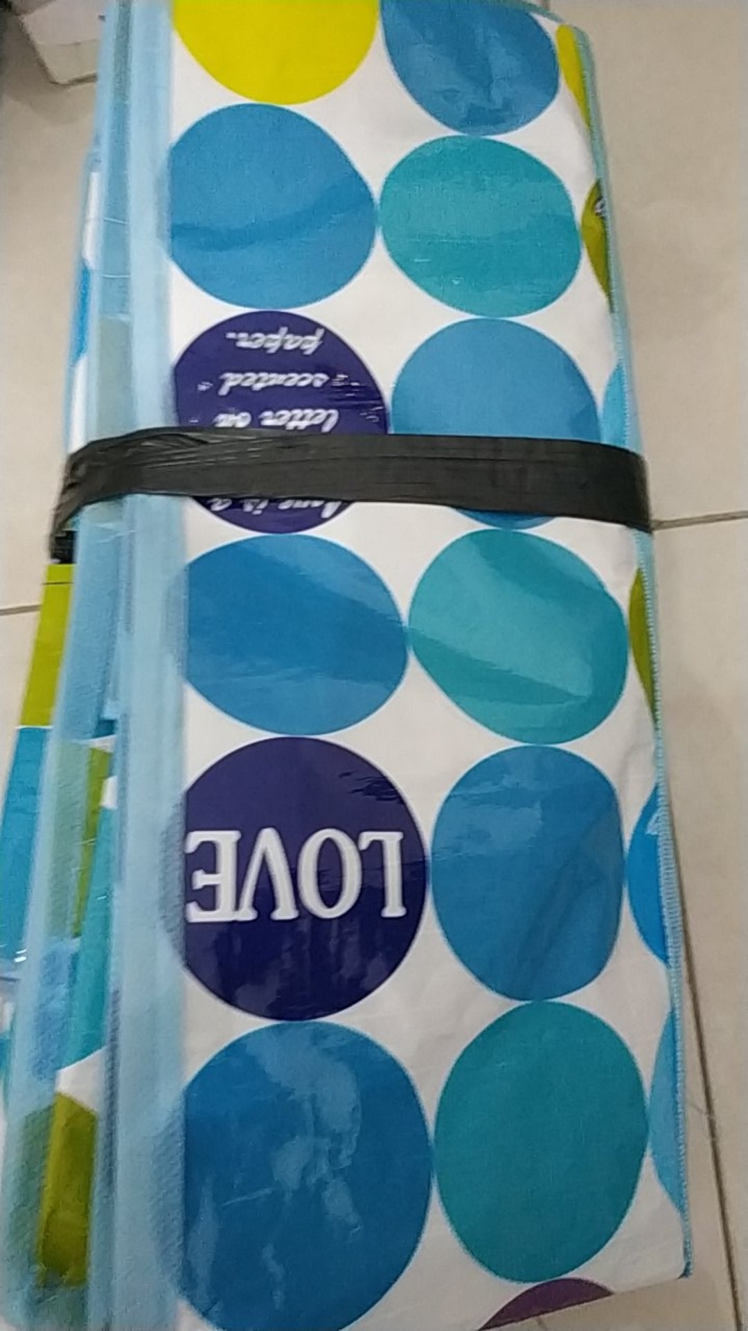 Tas Tenteng Plastik Terpal Karung Ukuran M 50 X 60 Cm. Tas Karung Sedang  Laundry Baju
