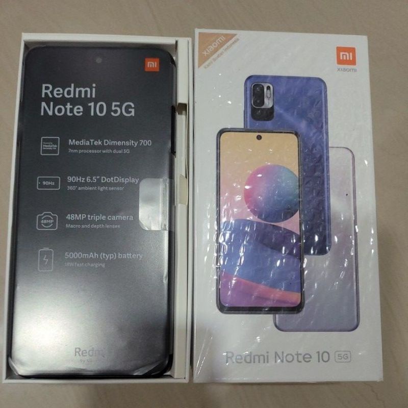 XIAOMI REDMI NOTE 10 NOTE10 JARINGAN 5G RAM 8 ROM 128 GARANSI RESMI