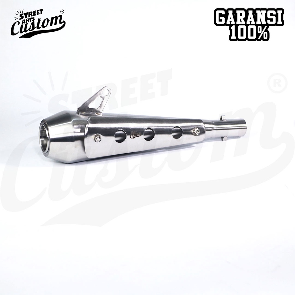 W175 / KNALPOT W175 / SILENCER M4 COVER SAC PNP KAWASAKI W175