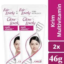 [Twin Pack] Fair &amp; Lovely / Glow &amp; Lovely MultiVitamin Cream 46gr x2