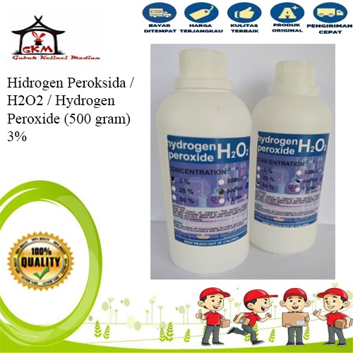 Hidrogen Peroksida H2O2 (500 gram) 3%