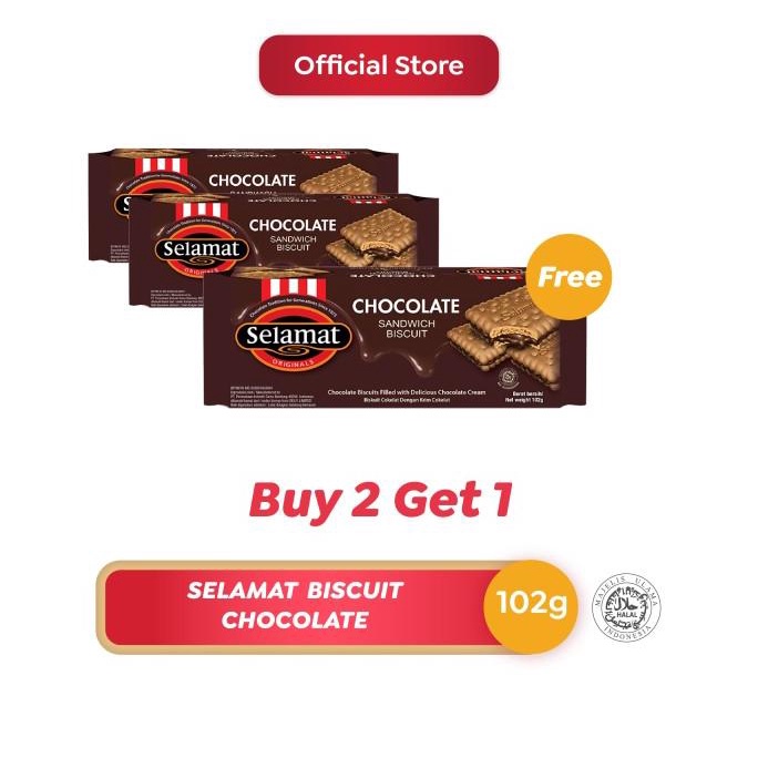 

Selamat Biscuit Chocolate 102 g Buy 2 Get 1