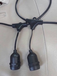 Kabel fiting lampu  cafe  gantung 10m 10 m dekorasi  outdoor  