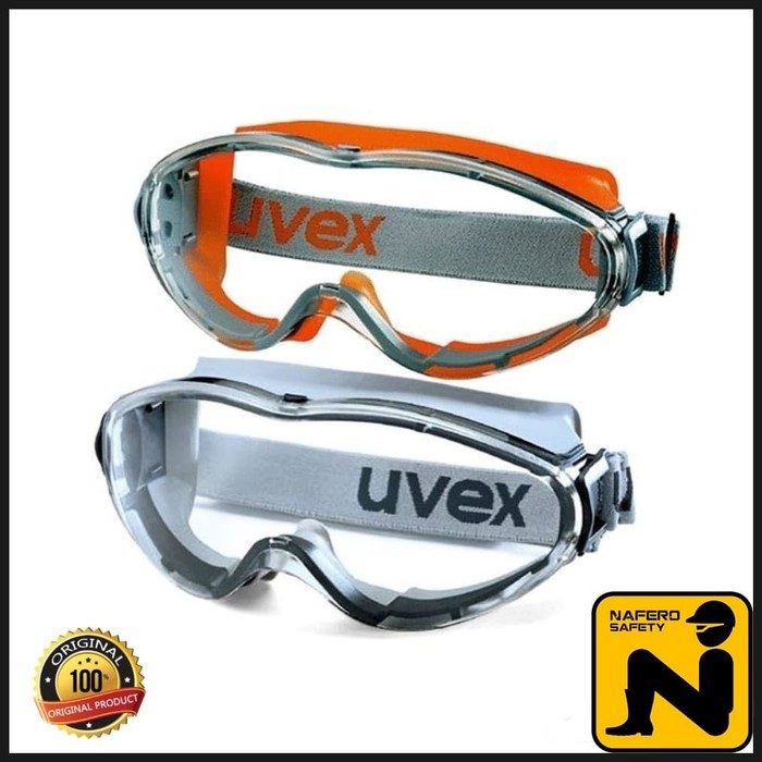 UVEX ultrasonic clear anti fog Goggles (Kacamata Safety Uvex) ORI