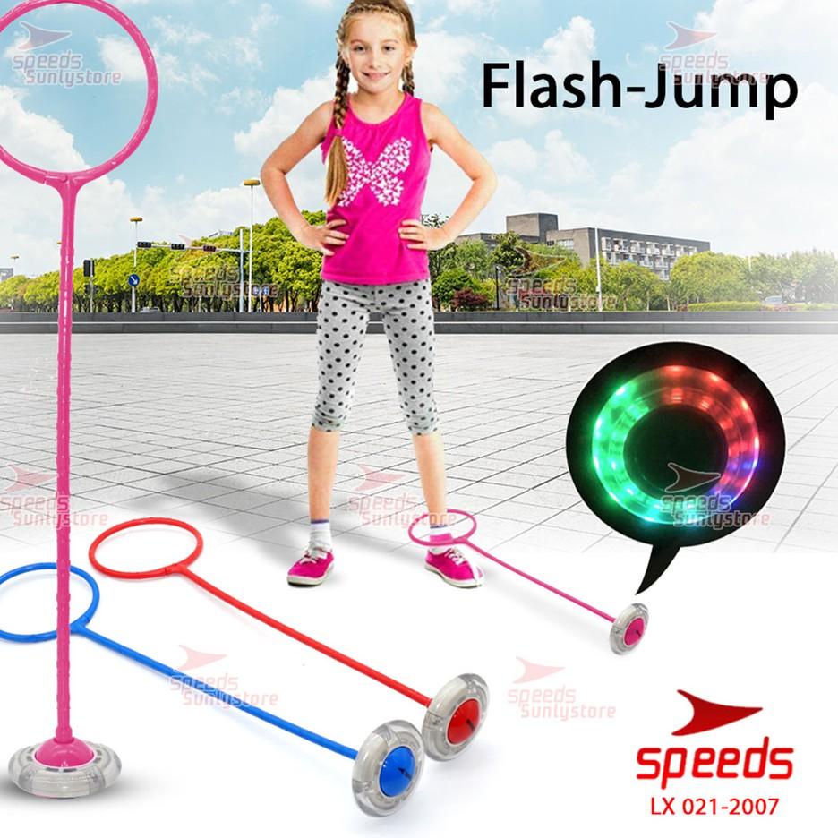 XIA SPEEDS Mainan Olahraga Anak Dewasa Lompat Dance Circle Flash Jump LED Ring Skip It Ball LX 021-2