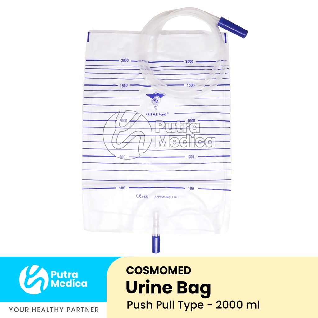 Cosmomed Urine Bag Standard - 1 Pc / Kantong Urin Plastik / Drainage Bag