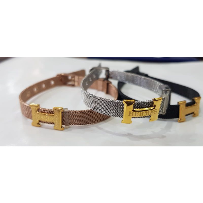 mainan gelang charm emas asli