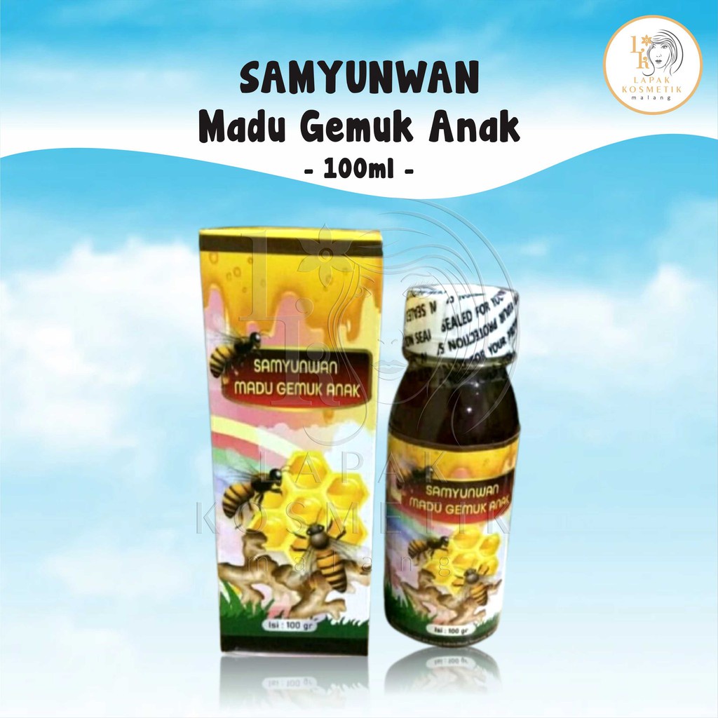 [ORI] Samyunwan Madu Gemuk Herbal Penambah Nafsu Makan Anak &amp; Membantu Penyerapan Gizi Menjaga Kesehatan Menjaga Anak Fit Sehat - BPOM