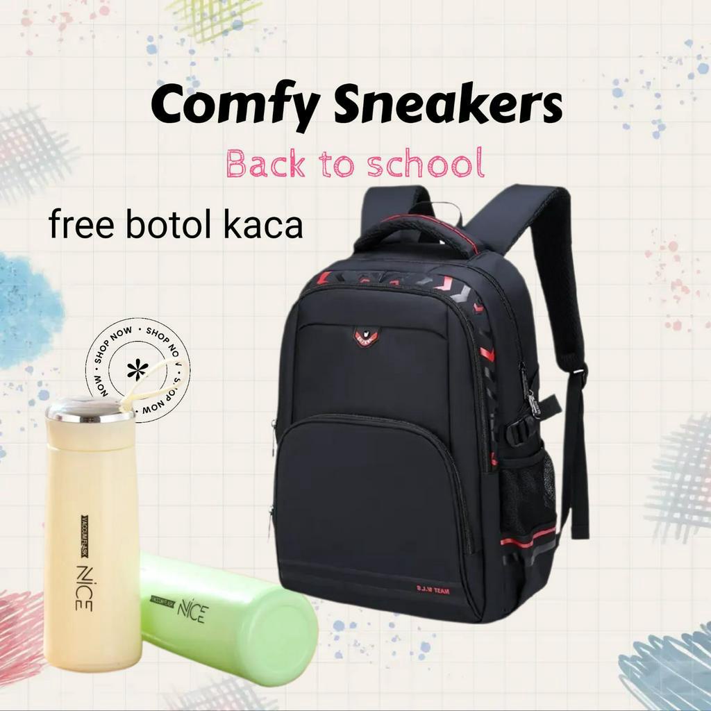 OGB POLO TAS RANSEL COWOK&amp;CEWEK RAYA TAS SEKOLAH SD SMP SMA ALA KOREA 2023