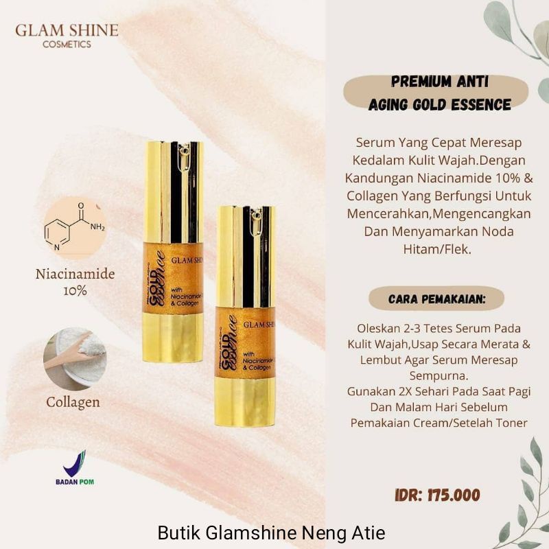 Serum gold/serum flek Glamshine