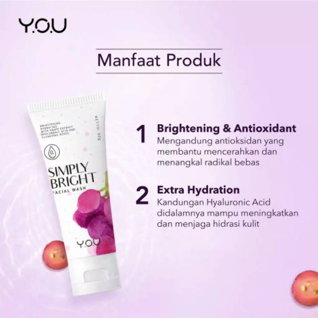 Y.O.U Grape Hyaluronic Facial Wash