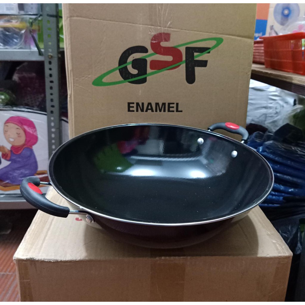 wajan enamel GSF