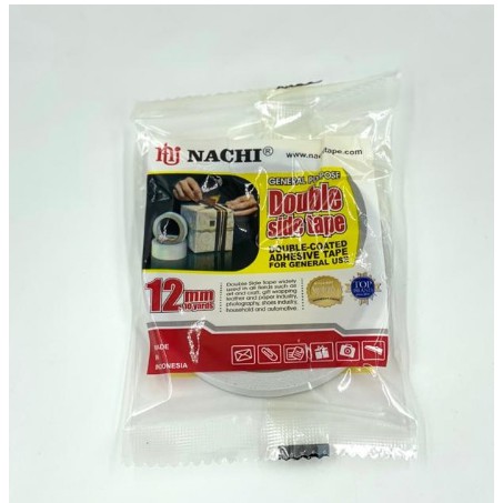 

Isolasi Selotip 2 Sisi Double Side Tape Nachi 1/2" Inch 12 mm x 10 Yard