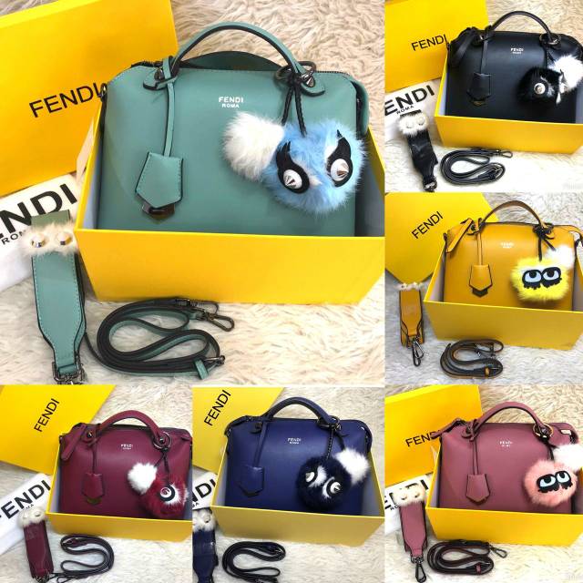 FENDI BOSTON BTW MONSTER 3317-58 VIC HANDBAG FASHION IMPORT BATAM TERMURAH BEST SELLER ELEGAN