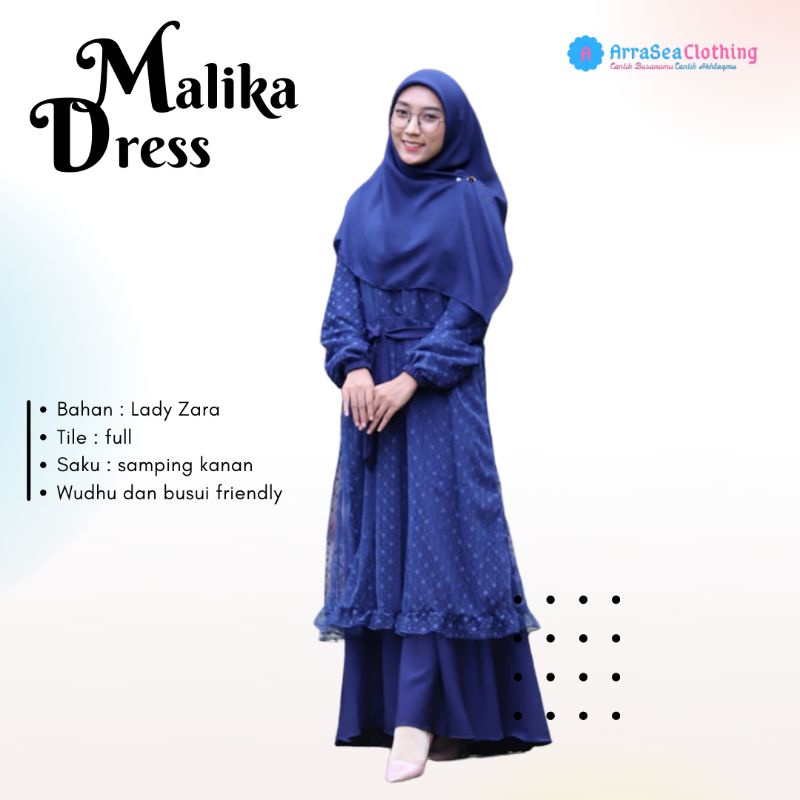 Gamis Malika Dress Original by Sada Hijab
