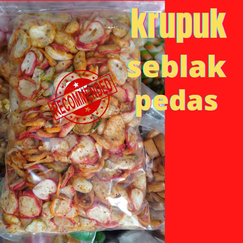 

krupuk seblak pedes