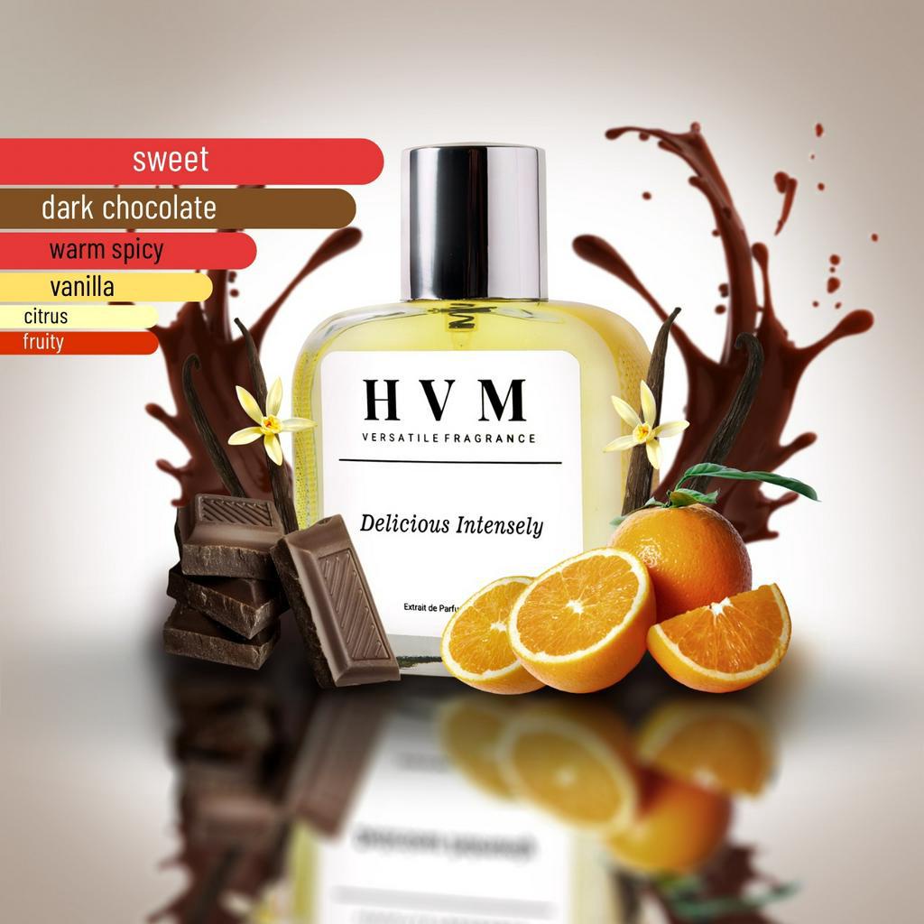 Parfum Unisex HVM DELICIOUS Series Extrait de Perfume Parfum Tahan Lama Parfum Pria Parfum Wanita
