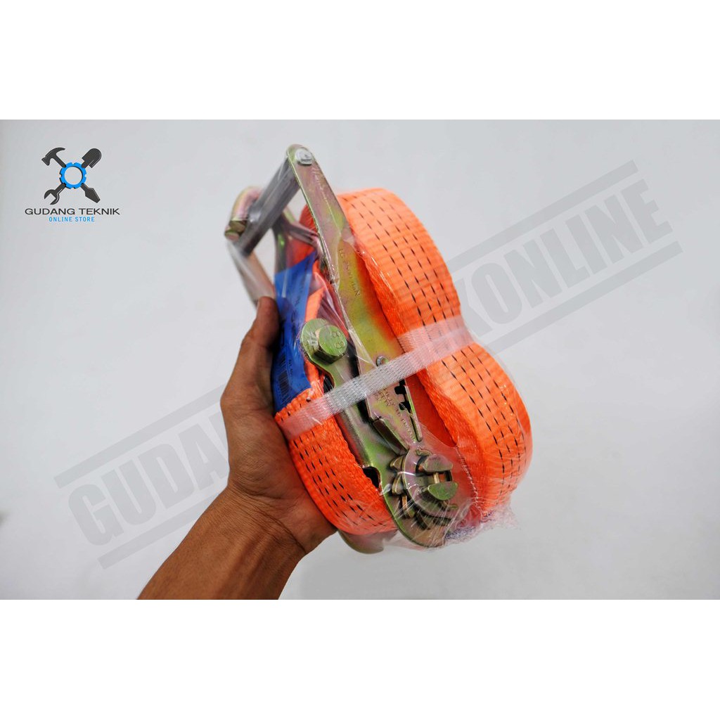 PROHEX Ratchet Tie Down 4 Ton 10 Meter - Tali Pengikat Barang 4T 10M Cargo Lashing Belt